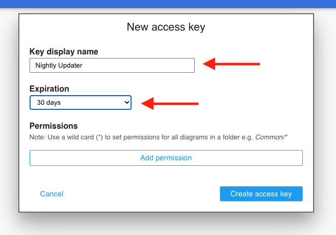 Adding an access key (part 1)